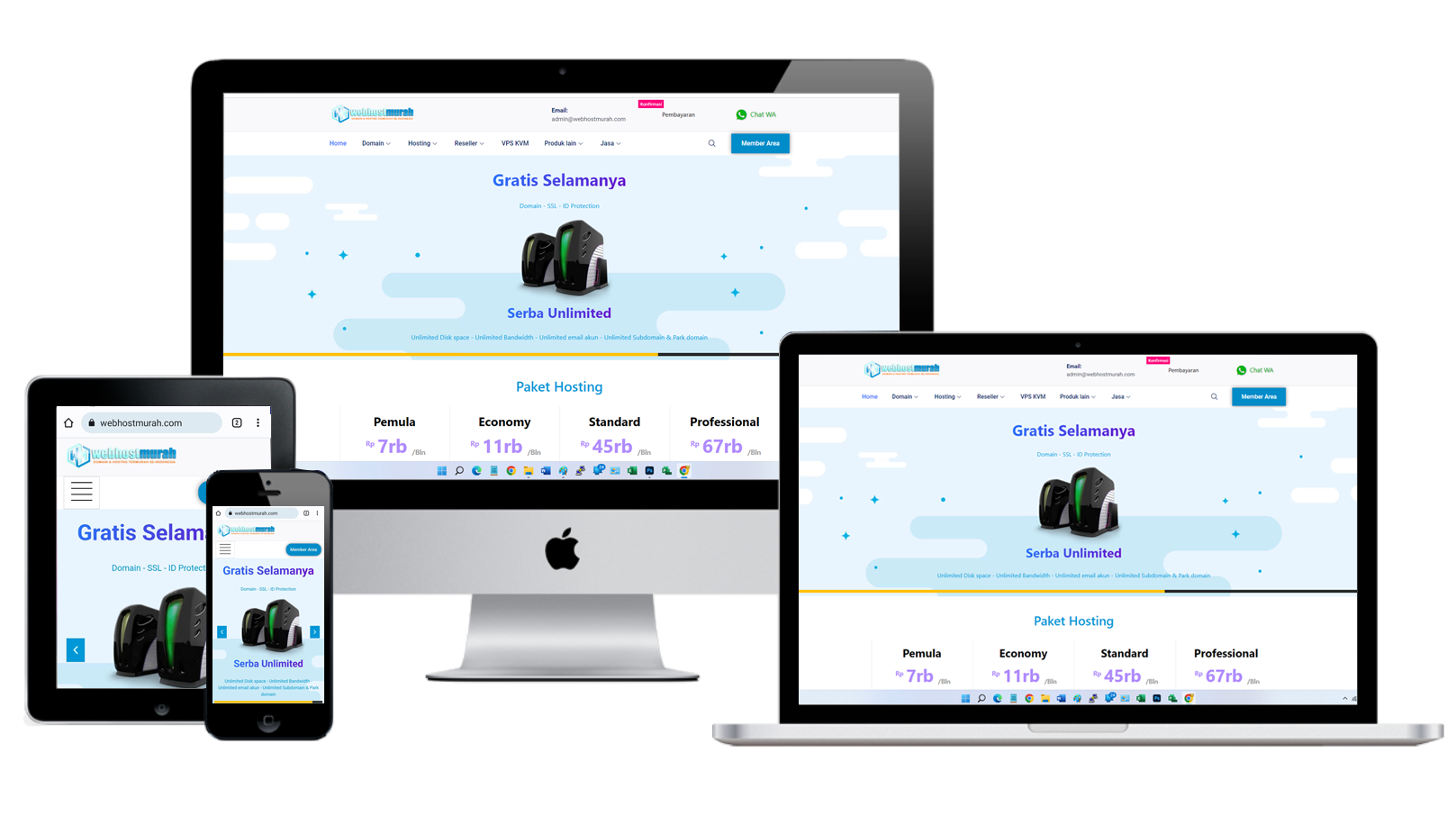 web perusahaan hosting