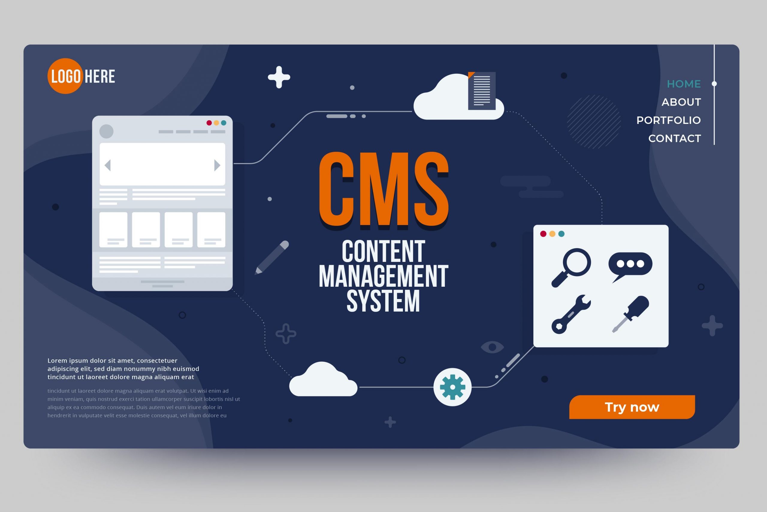 Jasa website CMS (Content Management System)